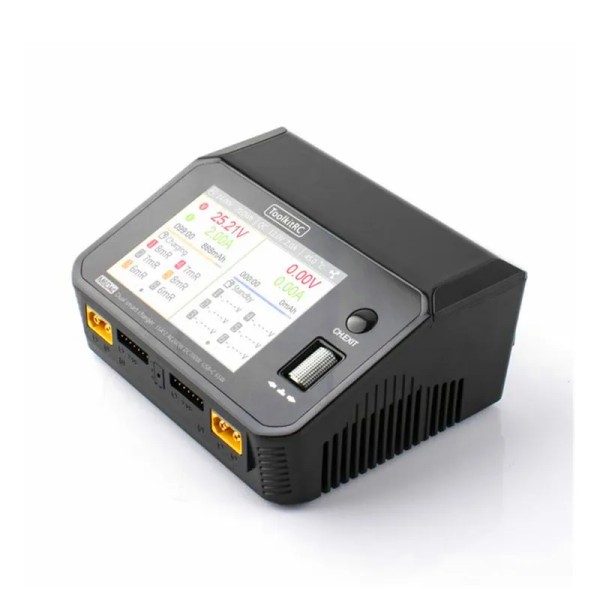 ToolkitRC M6DAC AC 200W DC 700W 15A * 2 USB-C 65W QC3.0 Zwei kanal Smart Lipo Batterie ladegerät Entlader für 1-6S Lipo Batterie